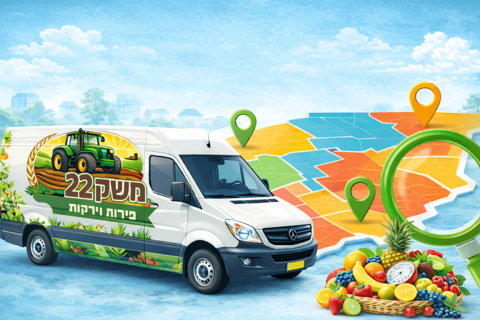 משלוחים של משק 22